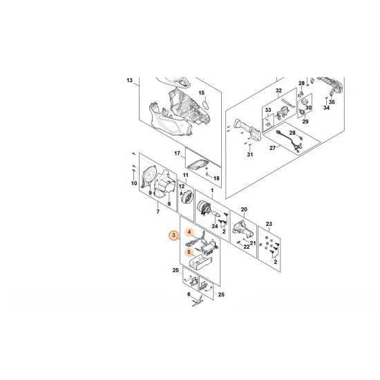 STIHL  Moduł elektroniczny HA04 430 1402